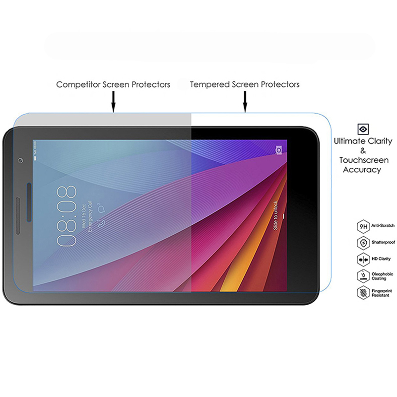 Brotect AirGlass Pellicola In Vetro Ibrido Per Huawei MediaPad T1 7.0 – Durezza 9H, Anti-impronta, Trasparente, Made In Germany