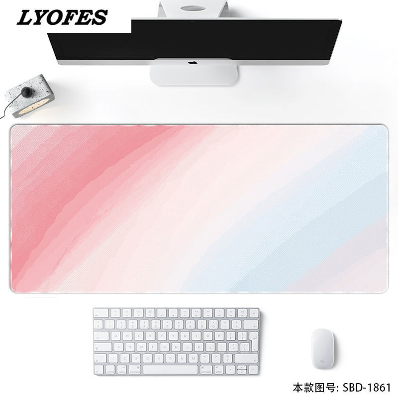 Kawaii Desk Pad Writing Desk Mats Gaming Mouse Pad Large XL 80*30cm Laptop Mouse Mat for Office Home Computer Keyboard