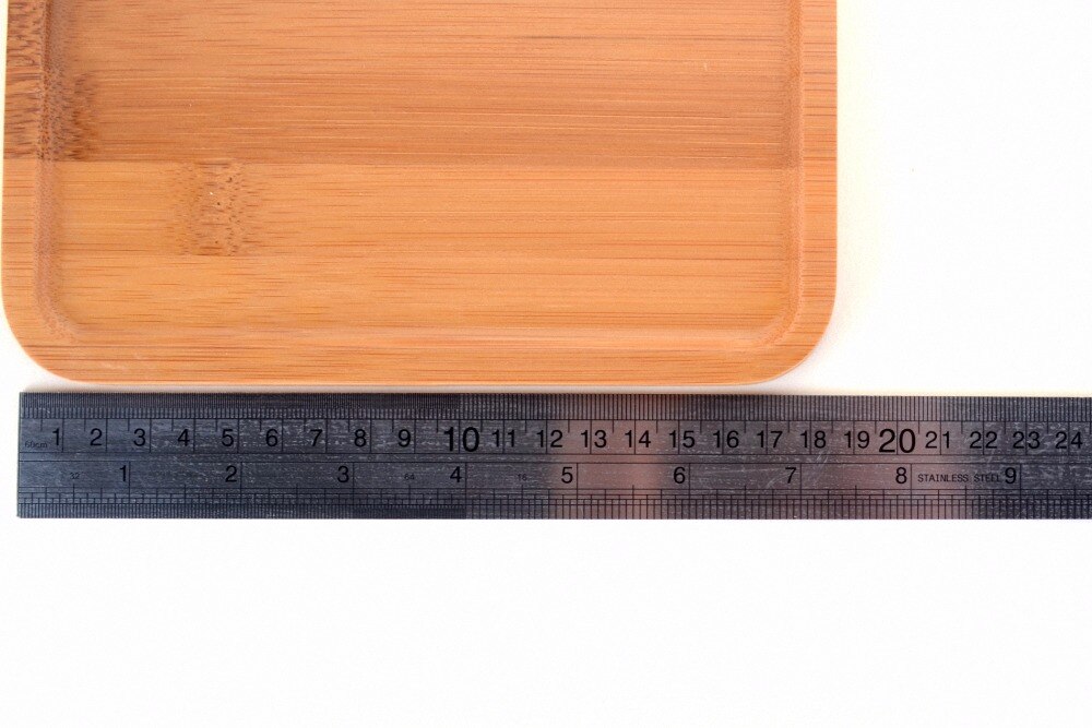 Small Flat Tray Natural Bamboo Kungfu Tea Serving Tray Table 19*13cm/ 7x5inch