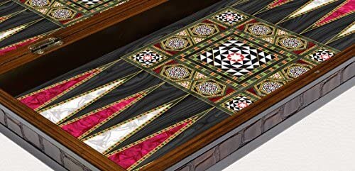 20 "YENIGUN Große Türkische TAVLA murmeln der Perle Backgammon Professionelle voll einstellen murmeln der Perle