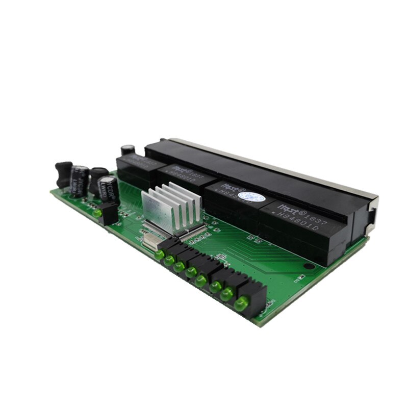 Oem modell 8 havn gigabit bytte om modul skrivebord  rj45 ethernet bytte om modul 10/100/1000 mbps lan hub bytte om modul 8 portas