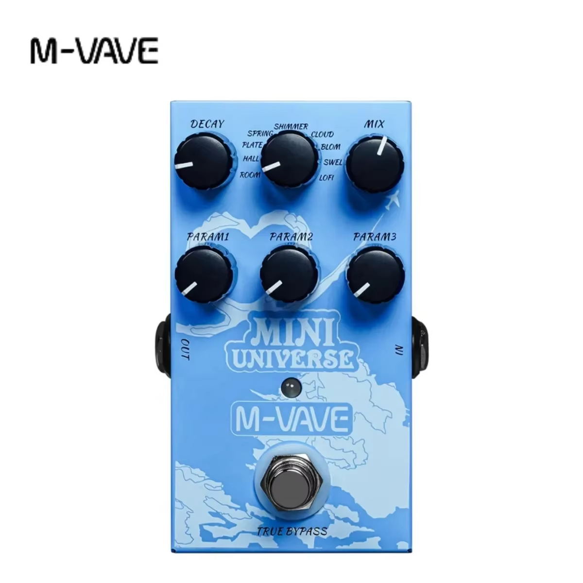M VAVE Pedal de guitarra Efectr IR BOX (simulador de gabinete + cargador IR) Alta restaurada Varias cajas de altavoces clásicas Aplicación de soporte de sonido: YELLOW