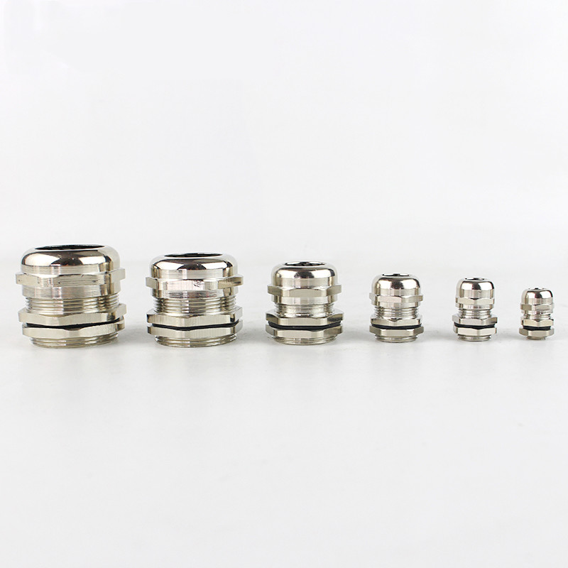 Waterproof Cable Gland Connector IP68 Nickel Plated Brass Metric Cable Split structure M10 M16 M20 M27 M30