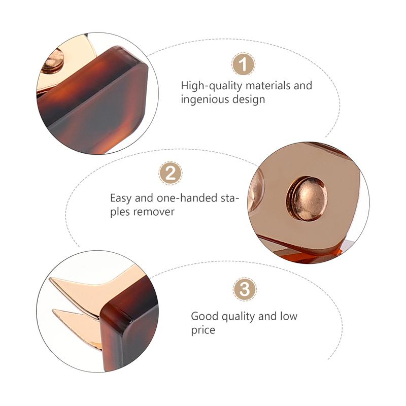 1Pc Staple Remover Premium Desk Accessories Tack Lifter Staple Removal Tool Desktop Stationery for Office