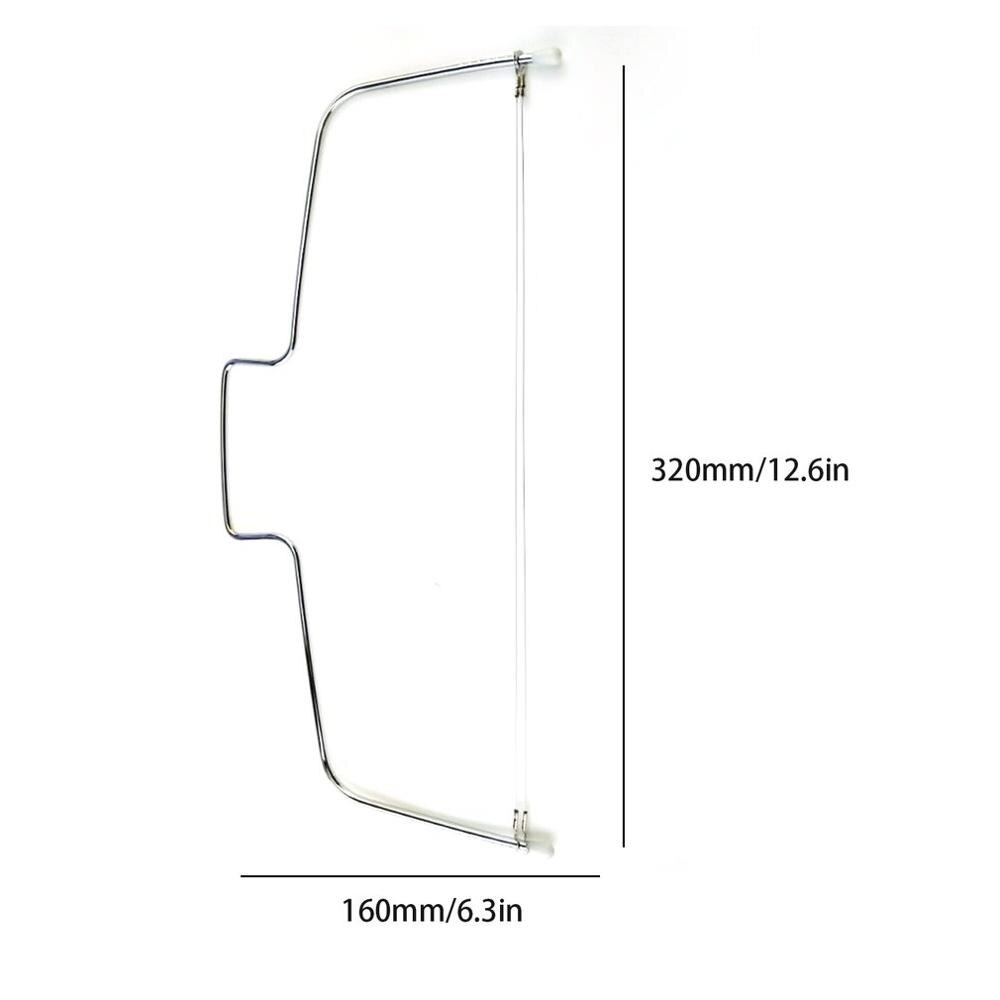 Double Line Adjustable Metal Cake Cutter Stainless Steel Cake Pastry Slicer Tools Decorating Mold Bakeware Kitchen Baking Tool: Default Title