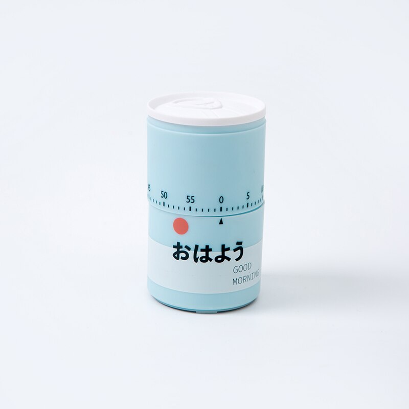 Kitchen Timer Cooking Reminder Alarm Tin Mechanical Alarm 60 Minutes Kitchen Food Cooking Time Manager: dark blue