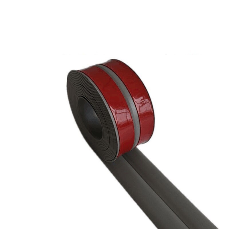 Waterproof Strip Sink Sticker Gap Fissure Sealant Happy Day Mildewproof Tape: Upgraded Acrylic Glue Gray 3 8cm   3 2 M