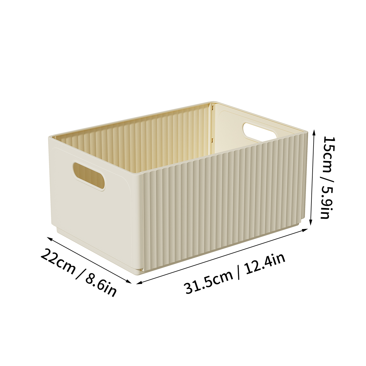 Foldable Storage Box - Pull-Out Plastic Case wi... – Grandado