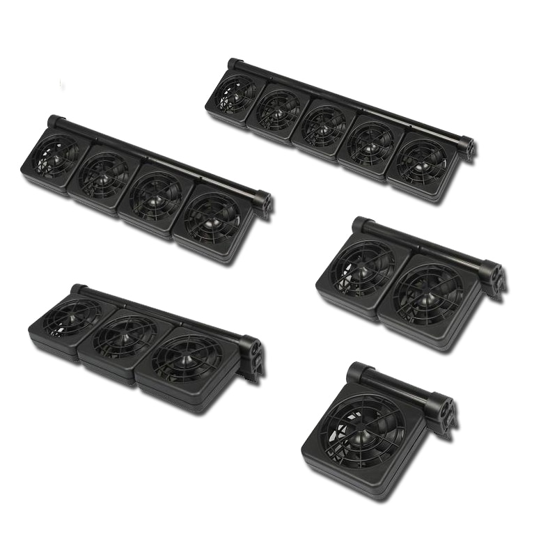 Akvarie akvarium køleblæser system chiller kontrol reducere vandtemperaturen 1/2/3/4 ventilator sæt køler marine dam tilbehør