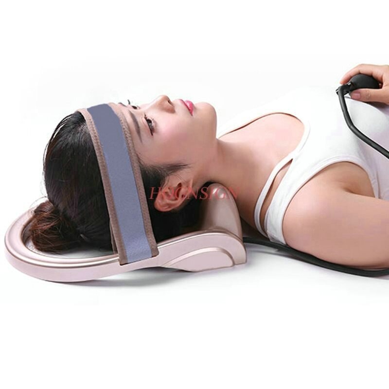Cervikal trækanordning oppustelig stretching nakkestøtte faste korrektionshalse stretch massage mænd og kvinder hjemmeplejeværktøj