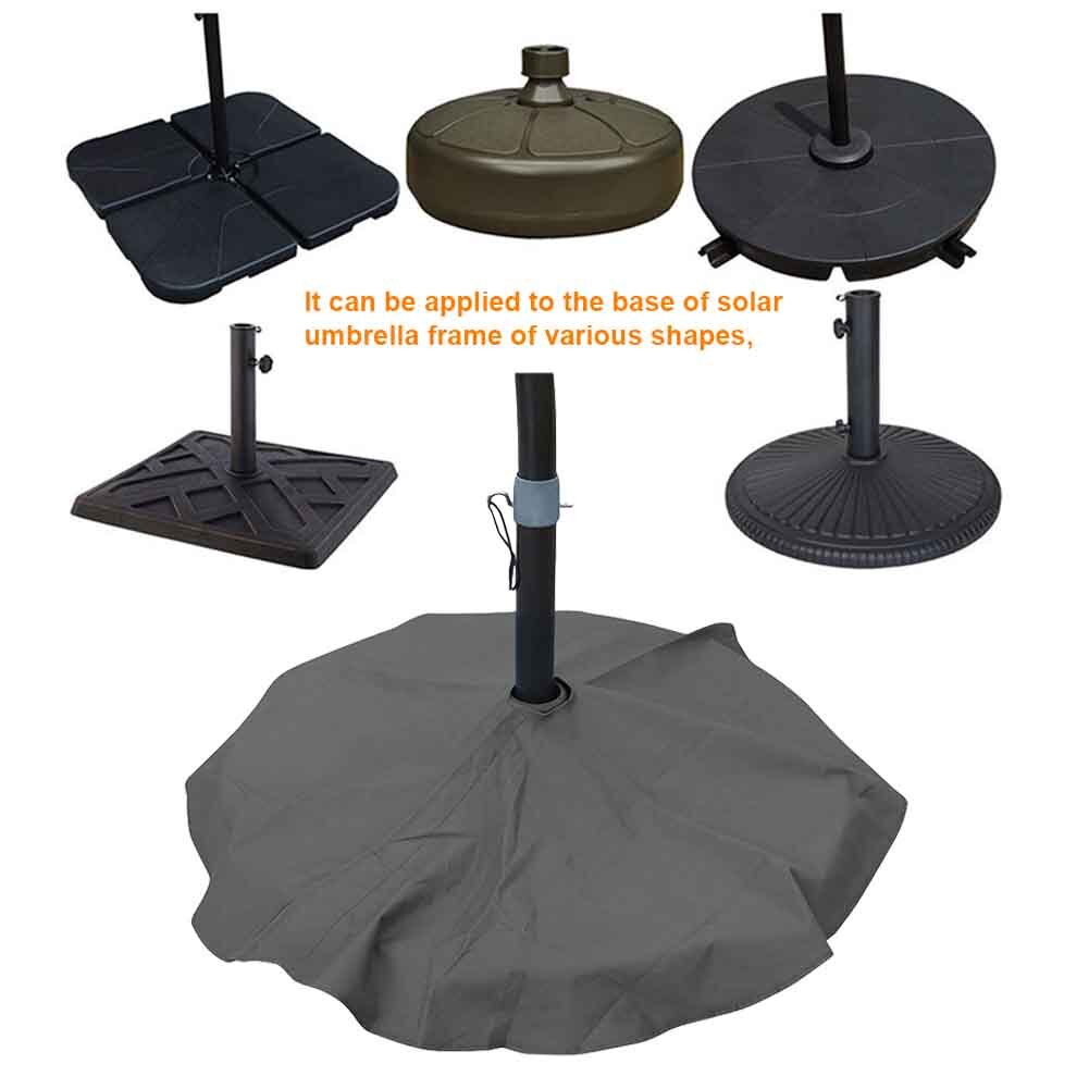 Parasoll oxford klut tilbehør hage solskjerm utendørs terrasse anti støv værbestandig brakett camping paraply base cover sommer