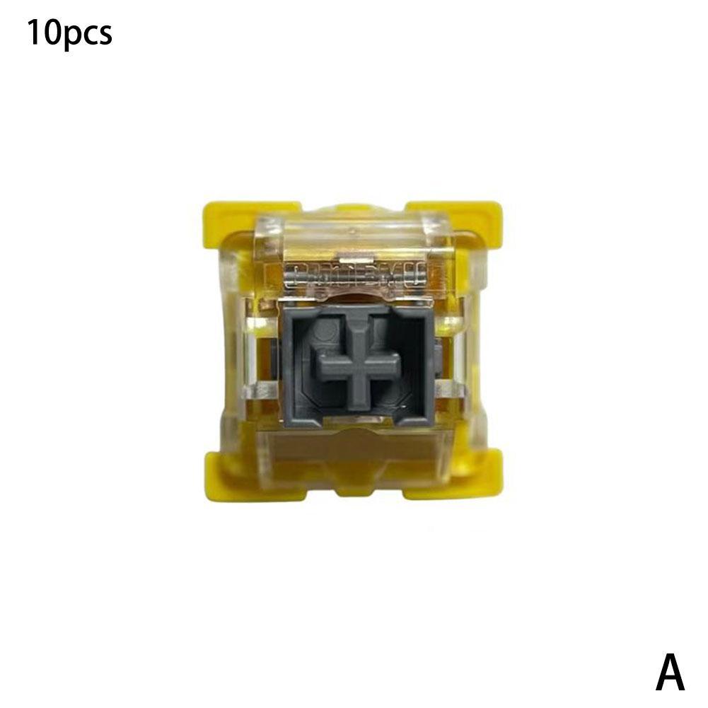 10pcs Outemu Switches Mechanical Keyboard Switch Silent Clicky Linear Tactile Similar Holy Panda Switch Lube RGB Gaming MX Switc