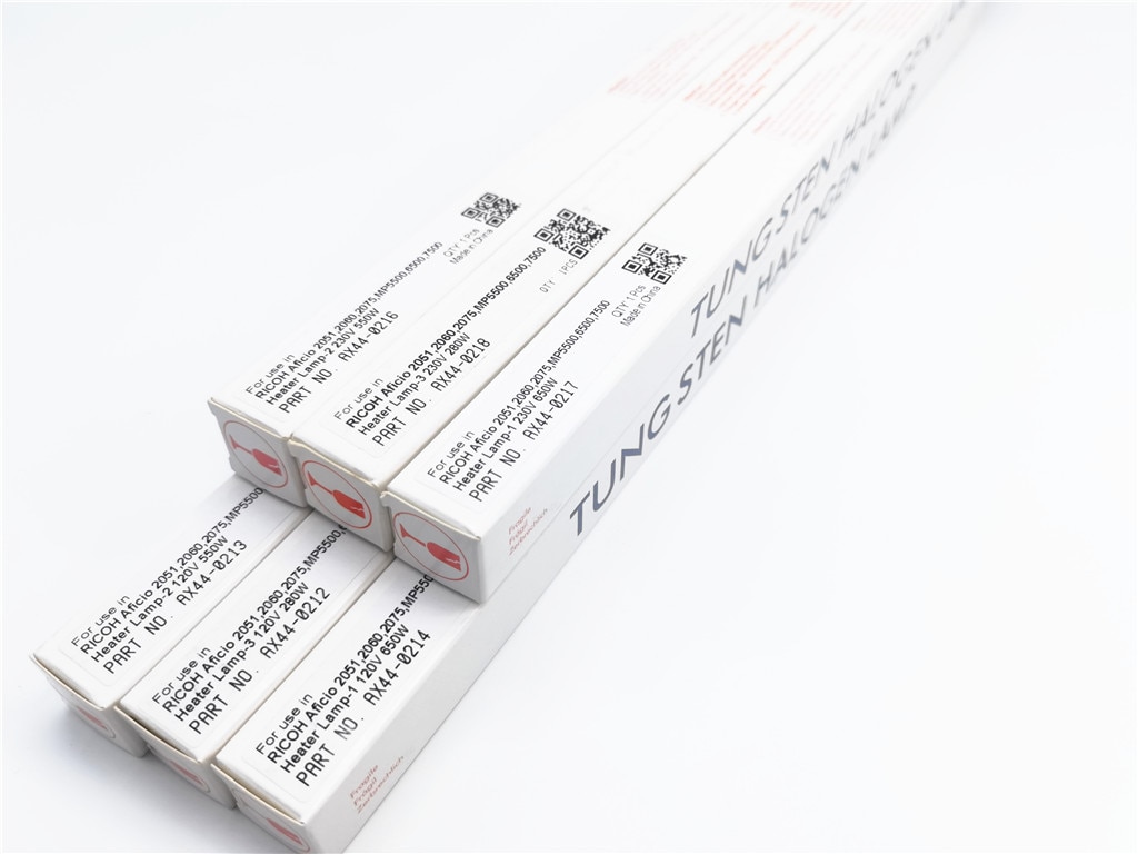 FOR RICOH MP7500 MP8000 MP8001 MP AFICIO 2060 2075 2051 FUSER HEATER LAMP 110V 220V 280W 550W 650W AX44-0217