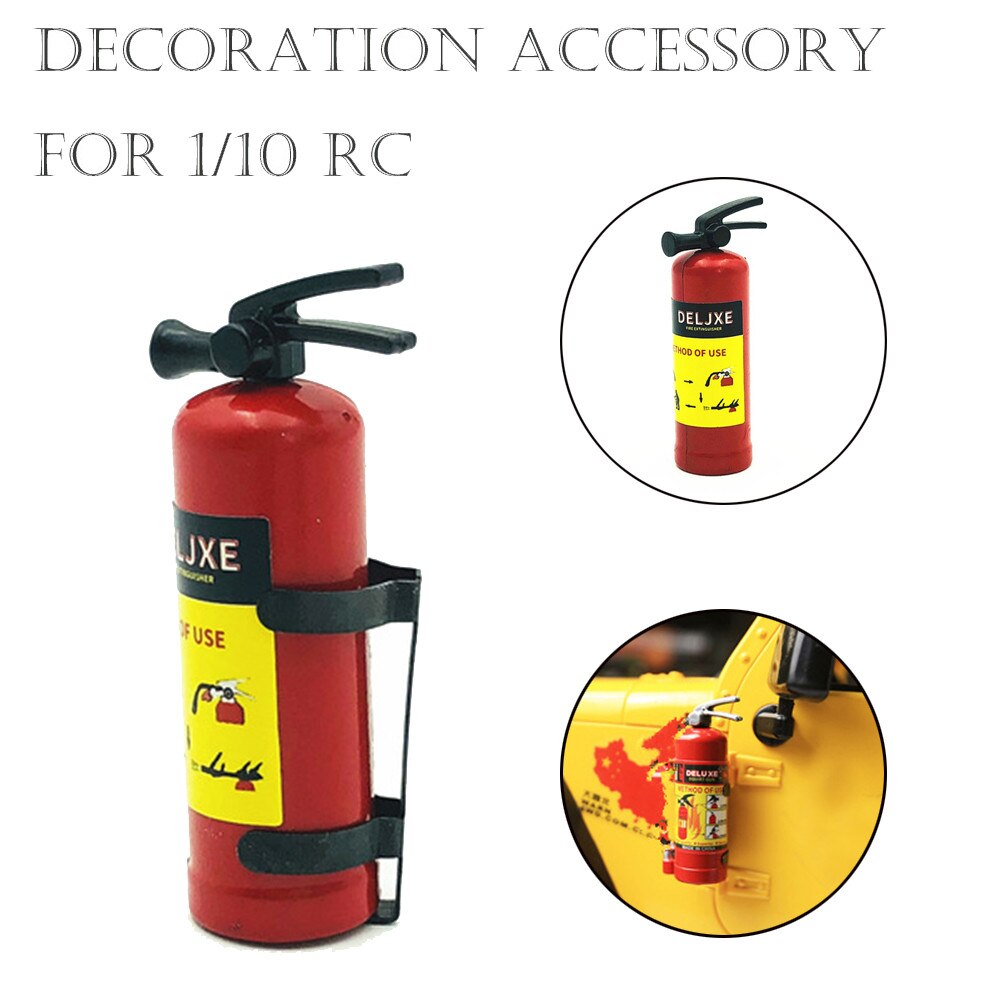 1/10 RC Crawler Accessory Parts Fire Extinguisher Model For Axial SCX10 TRX4 Children Fun Playing Game Toy Baby Boy Girl Toys