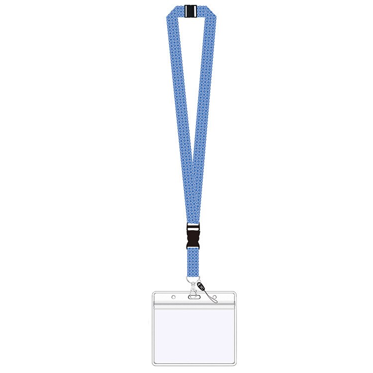 Bloem Zakelijke Creditcard Houder Plastic Werknemer Card Cover Student Lanyard Intrekbare Pull Clip Badge Id Naam Card Case: 04