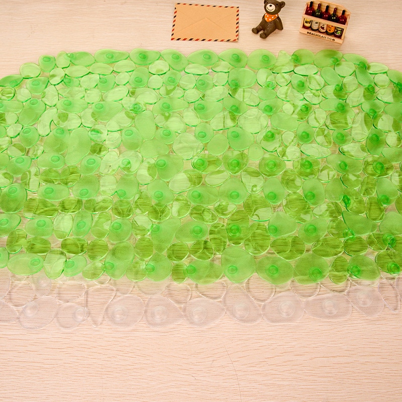 Antislip badmat met zuignap, waterdicht, pvc, veelkleurige matten, wasbare badmatten, badkamerbenodigdheden