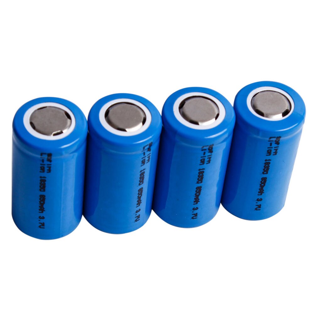 Sofirn 18350 850Mah Oplaadbare Batterij 3.7V Lithium Batterijen Flat Top Icr 5C Ontlading Batterij Oplaadbare Lithium Cellen