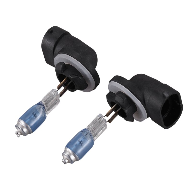 2Pcs 881 100W DC 12V Super White Halogen Fog Light Bulb For Auto Car