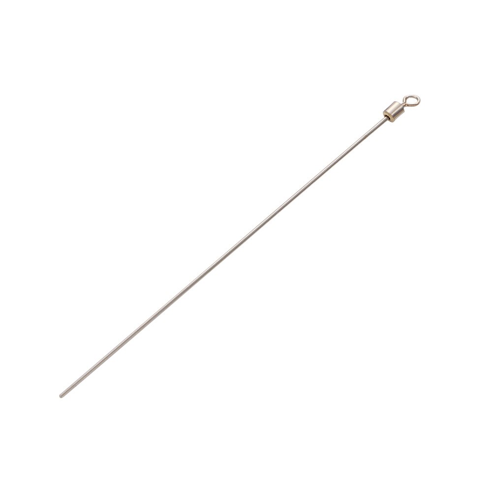50 stk rustfrit stål tønde rullestik langstang fiskeri drejeligt fiske tilbehør grej: 1.0-10cm