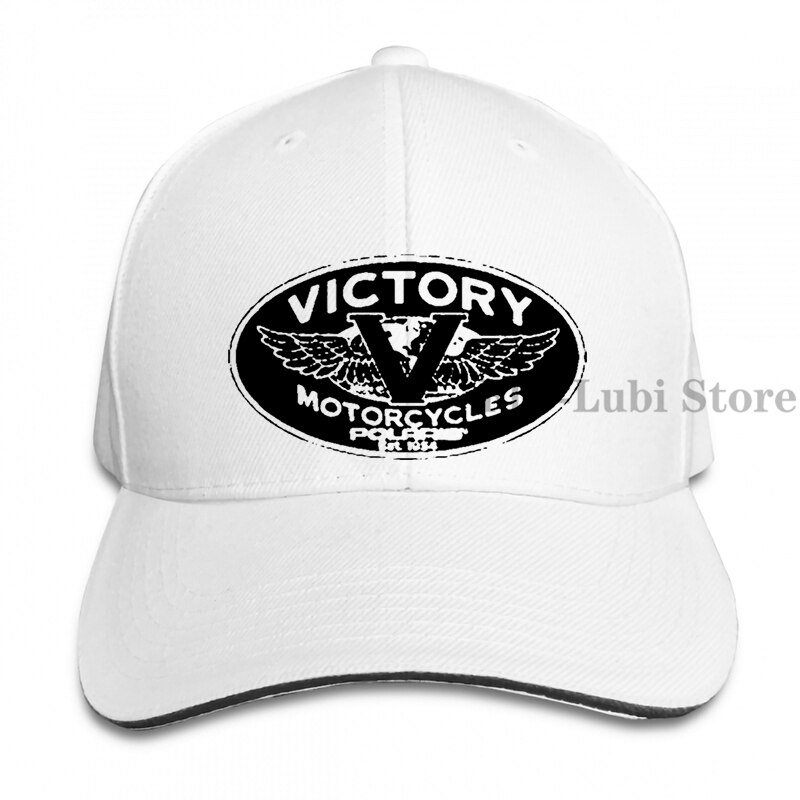 Victory Motorcycles Polaris Baseball cap men women Trucker Hats adjustable cap: 1-White