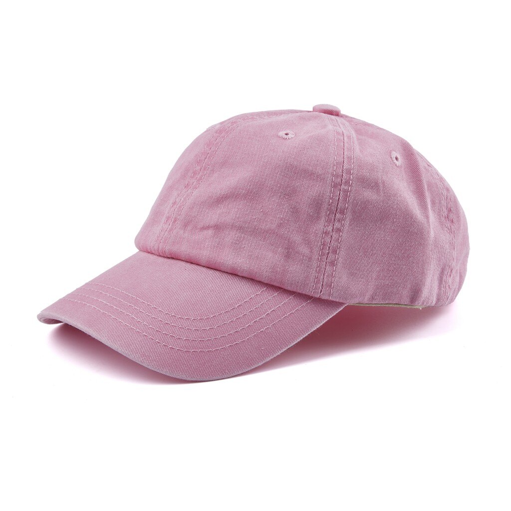 Vintage Washed Cotton Adjustable Baseball Caps Men and Women, Unstructured Low Profile Plain Classic Black Dad Hat