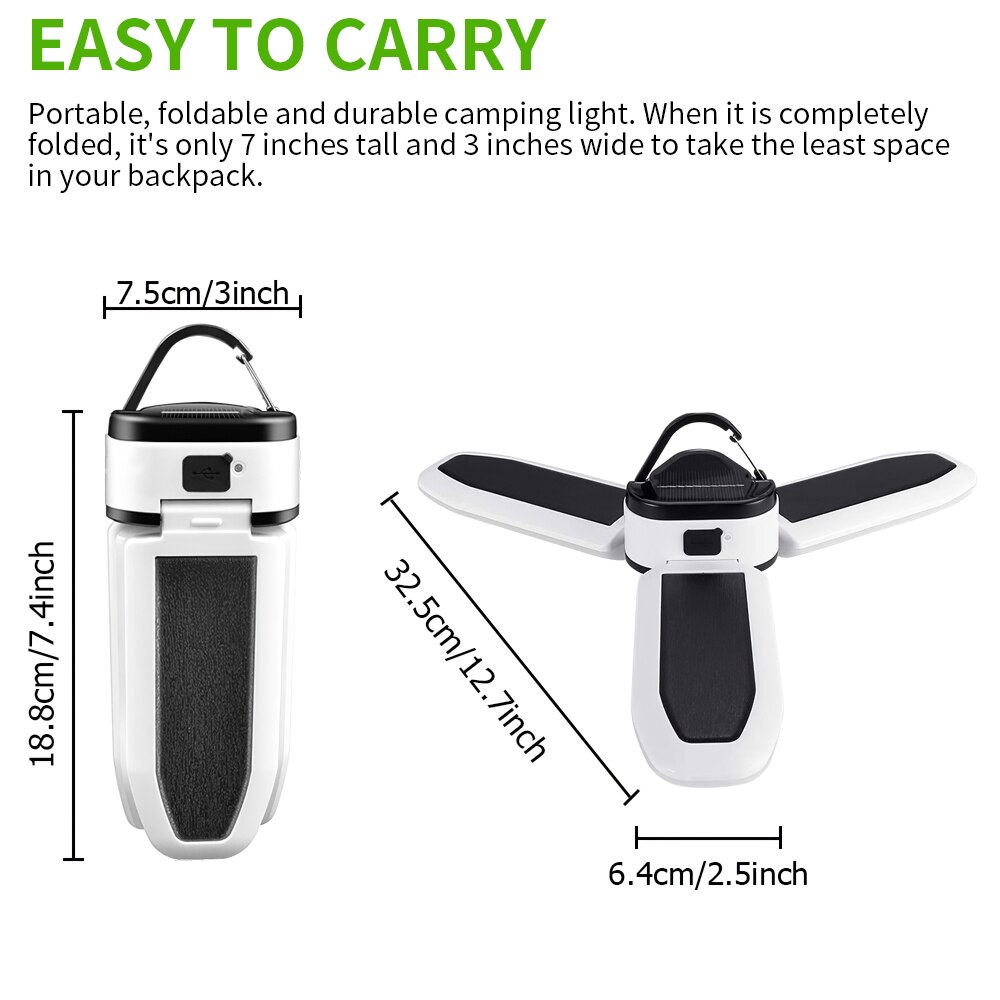 Walyme – lanterne solaire LED Rechargeable pour Camping, batterie externe puissante, éclairage Portable, lampe d&#39;urgence