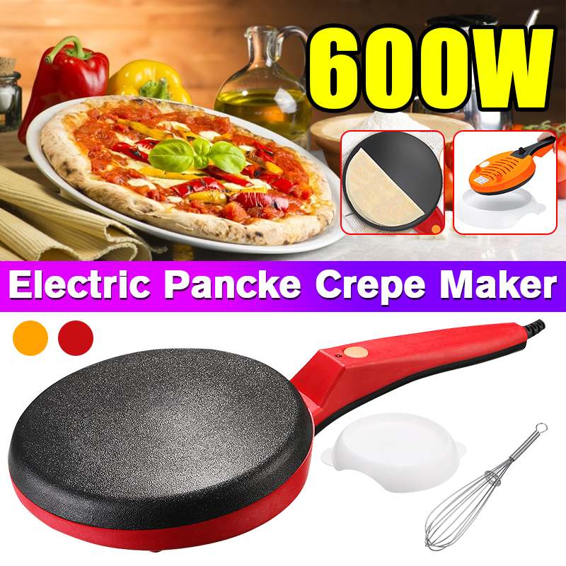 Máquina de tortitas eléctrica para hacer crepes, plancha antiadherente para hornear Pan y pasteles, utensilios de cocina de 220V