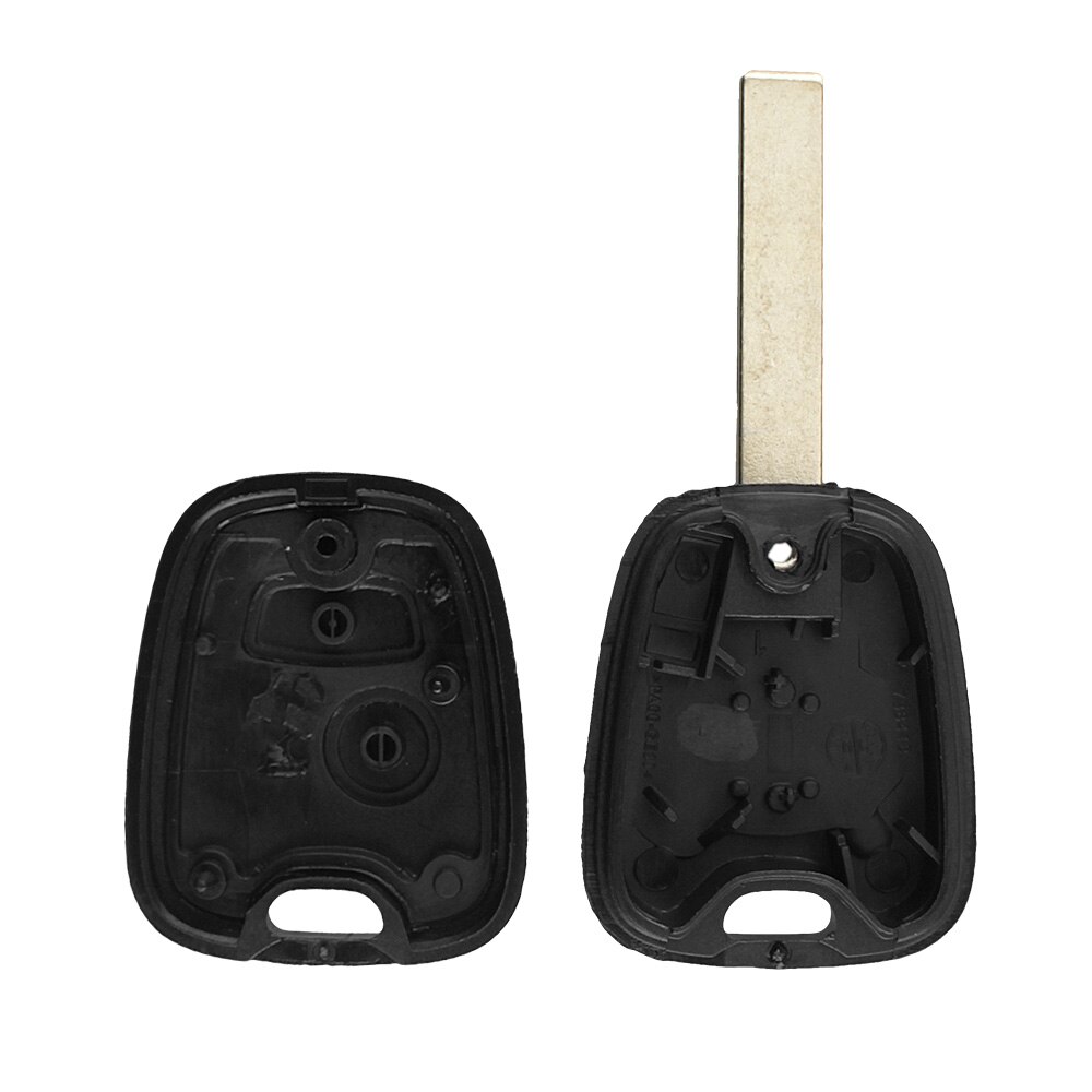 Keyyou autosleutelbehuizing voor citroen  c1 c2 c3 c4 xsara picasso  hu83/ va2/ zonder blad, 2- knops afstandsbediening, lege behuizing