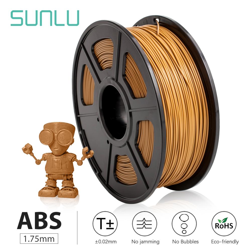 Enotepad ABS 3D Drucker Filament 1,75mm 3D Druck Filament Niedrigen Geruch dimensional Genauigkeit +/-0,02mm (1KG) keine toxischen Material: ABS-Braun