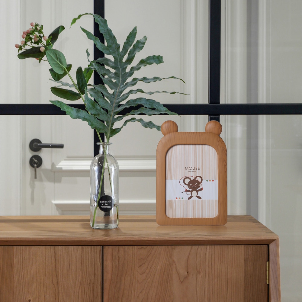 lovely cute glass Frame 7.5 inches Korean style desk Picture Photo Frames for Wall picture frames wall photo frame home decor