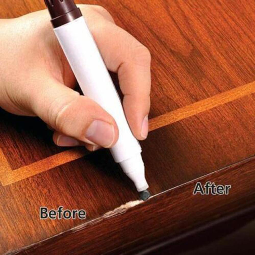 1 Pcs Houten Meubelen Reparatie Pen Markers Kras Filler Verf Remover Voor Houten Kast Vloer Tafels Stoelen Vullen verf pen 4lz
