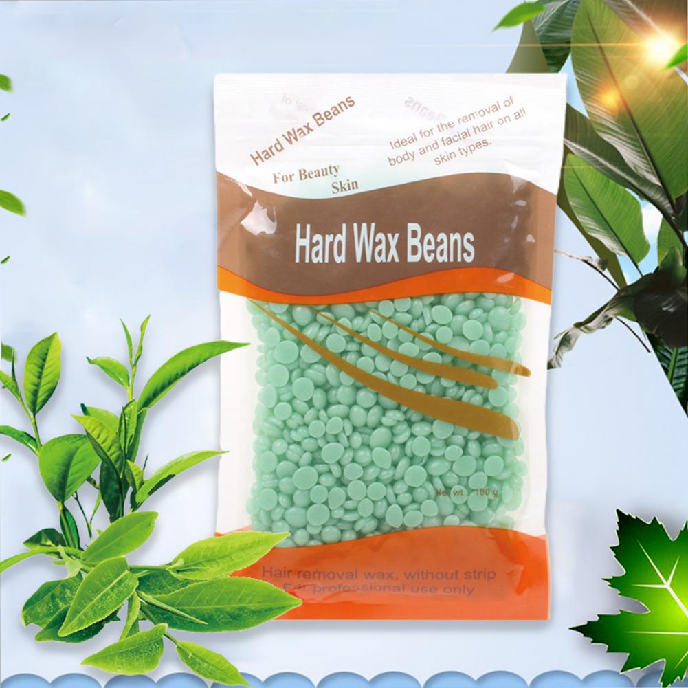 Haricots de cire à effet rapide, 100 g/paquet, sans papier, pour éliminer les poils, herbes, Film dépilatoire unisexe