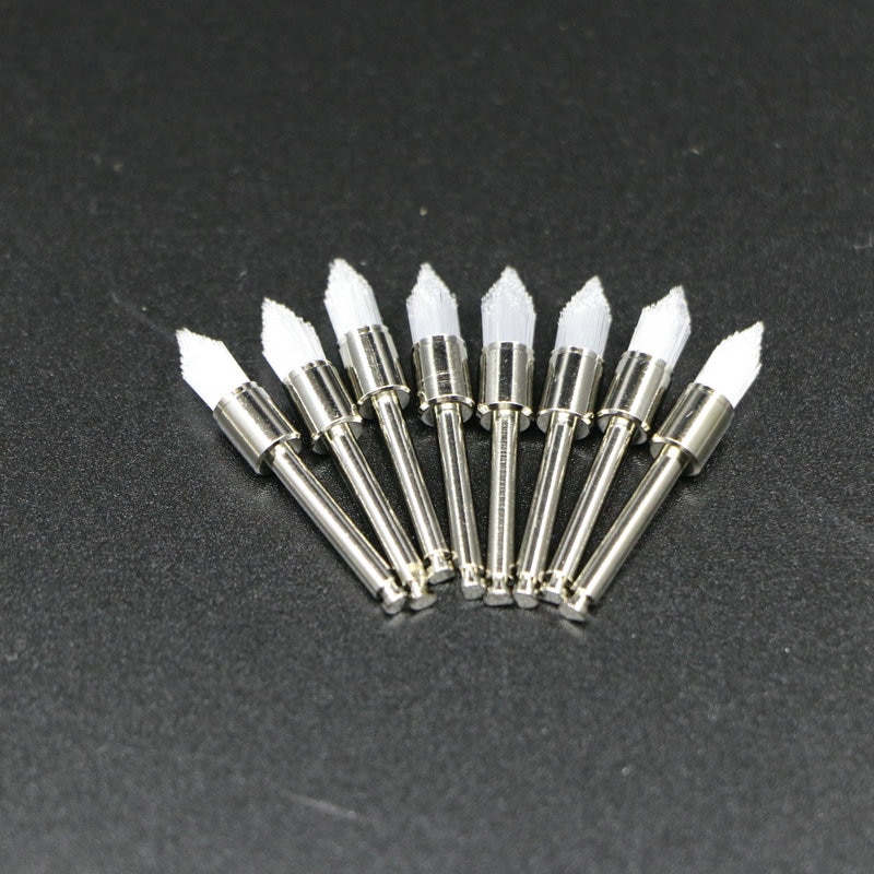 6 Packs (600 Pcs) Dental Disposable Composite Brush Tips – Black Applicators