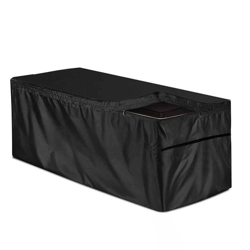 Newest Deck Box Cover with zipper Waterproof UV Protection Deck Boxes Case Protector #CW: 158 X 76 X 71cm