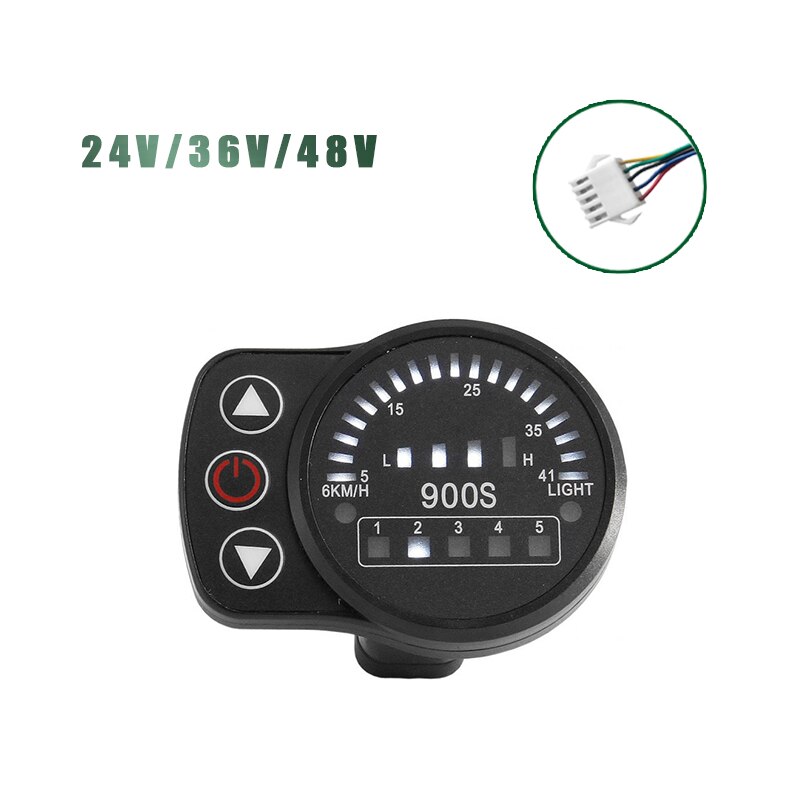 Kt Ebike Lcd Led Display Kuteng 24V 36V 48V Lcd3 Lcd8h Led 880 LCD7 Elektrische Fiets display Voor Elektrische Fiets Kit: LED900S  SM