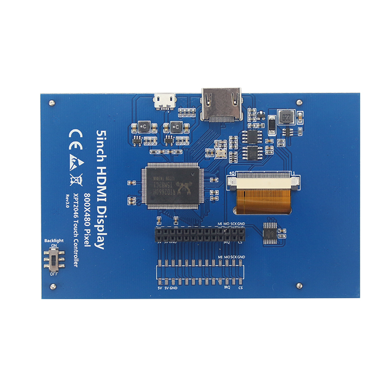 Raspberry Pi 4 Display 5 Inch Hdmi-Compatibel Lcd 800*480 Tft Touch Screen Voor Raspberry Pi 4 model B/3B Plus/3B/Pc/Laptop