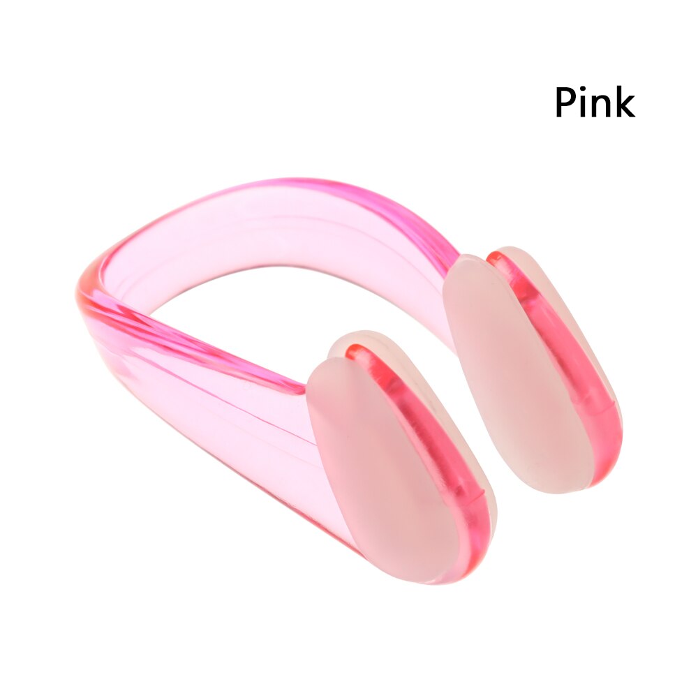 4Pcs Zwemmen Neusklem Oordopjes Pak Zwemmen Kleine Maat Voor Volwassen Kinderen Waterdichte Zachte Siliconen Neusklem Zwembad Accessoires: pink