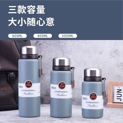 Portable thermal insulation water bottle tube outdoor sports fitness drinking water bottle plastic bottle thermal insulation pot