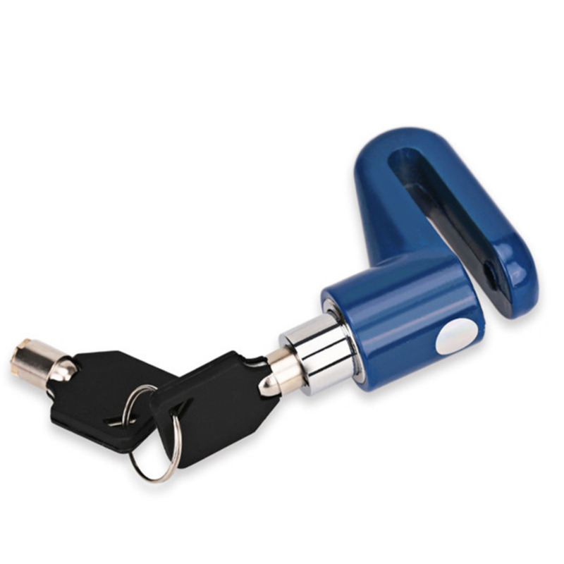 Motorrad Geändert Lenker Schloss Helm Anti-diebstahl Schloss Elektrische Fahrzeug Schmutz Fahrräder Aluminium Legierung Lenker Feste Horn Schloss: Grün