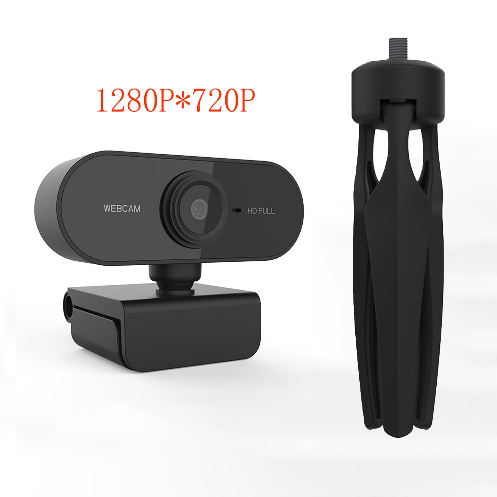 1080P HD Mini Webcam with Microphone, Usb interface supports laptop desktop computer, suitable for live video call conference: 1280PX720P 2