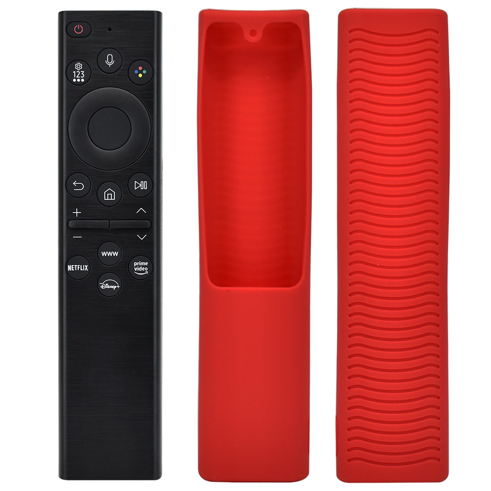 Nowy zamiennik BN59-01386D pilota głosowego dla Samsung 2022 Smart TV QN65QN800B QN65QN900B QN55QN90B UE70BU8000U QE32LS03BBU: Czerwony