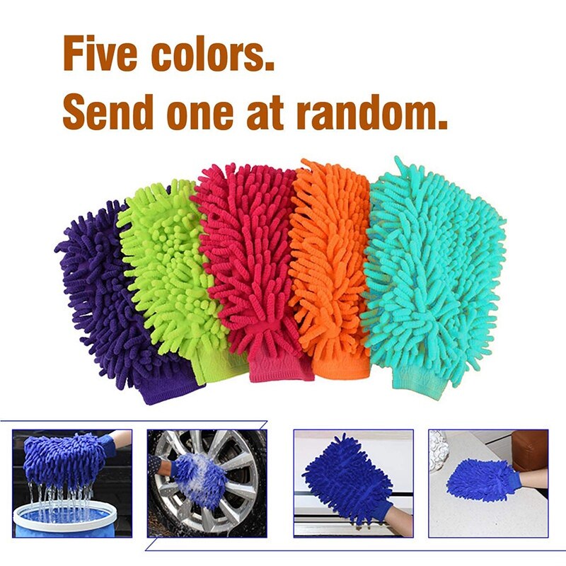 GTBL ensemble de 4 kits de dissolvant de décalcomanie de voiture, y compris gant de Chenille/grattoir/roue de gomme en caoutchouc de 4 pouces/Kit adaptateur de forage