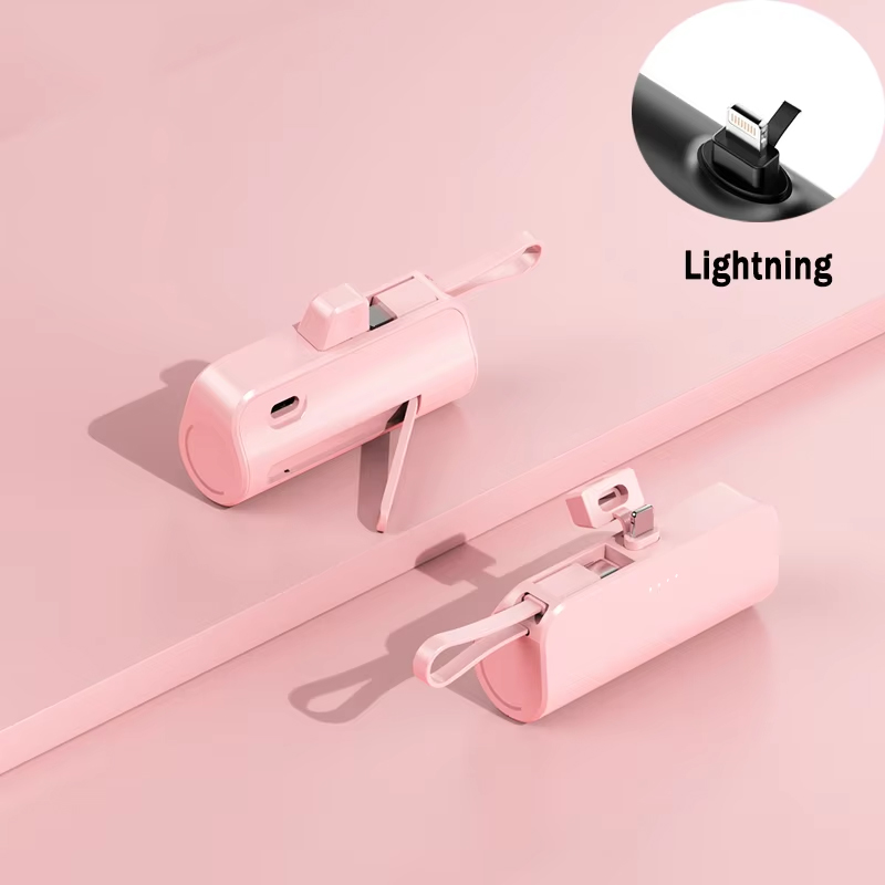 Mini cápsula de banco de energía de 30000mAh, batería externa de carga rápida inalámbrica portátil de gran capacidad para iPhone tipo c,: Multicolor / 30000mAh