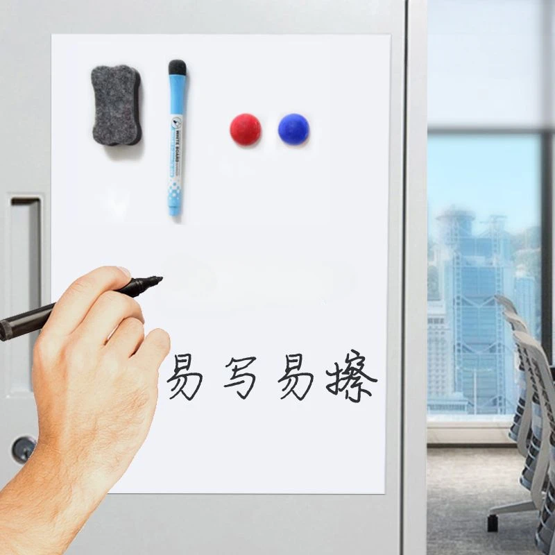 A2A3A4 Löschbare magnetische Nachrichtentafel, Notizaufkleber, magnetisches weiches Haustier-Whiteboard, Kühlschrankaufkleber