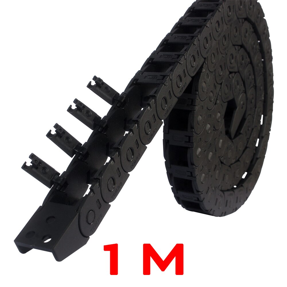 Lerdge 3D Printer Onderdelen Kabel Slepen Keten Wire Carrier Gereedschap Plastic Nylon Draad Brug Open Buiten Met End Connectors 10*11 1M: 1M