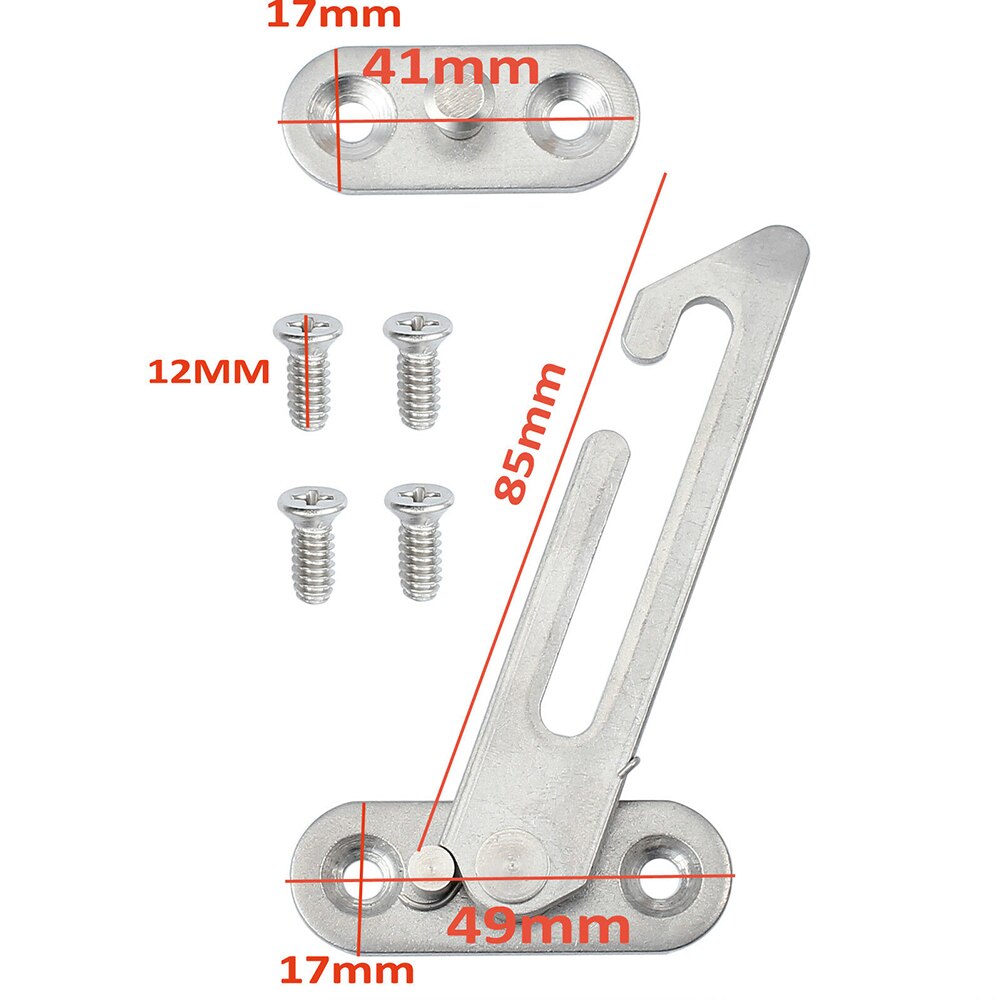 4X UPVC Window Restrictor Safety Catch Door Ventilator Child Baby Security Lock Chain Lock Window Cable Lock Restrictor