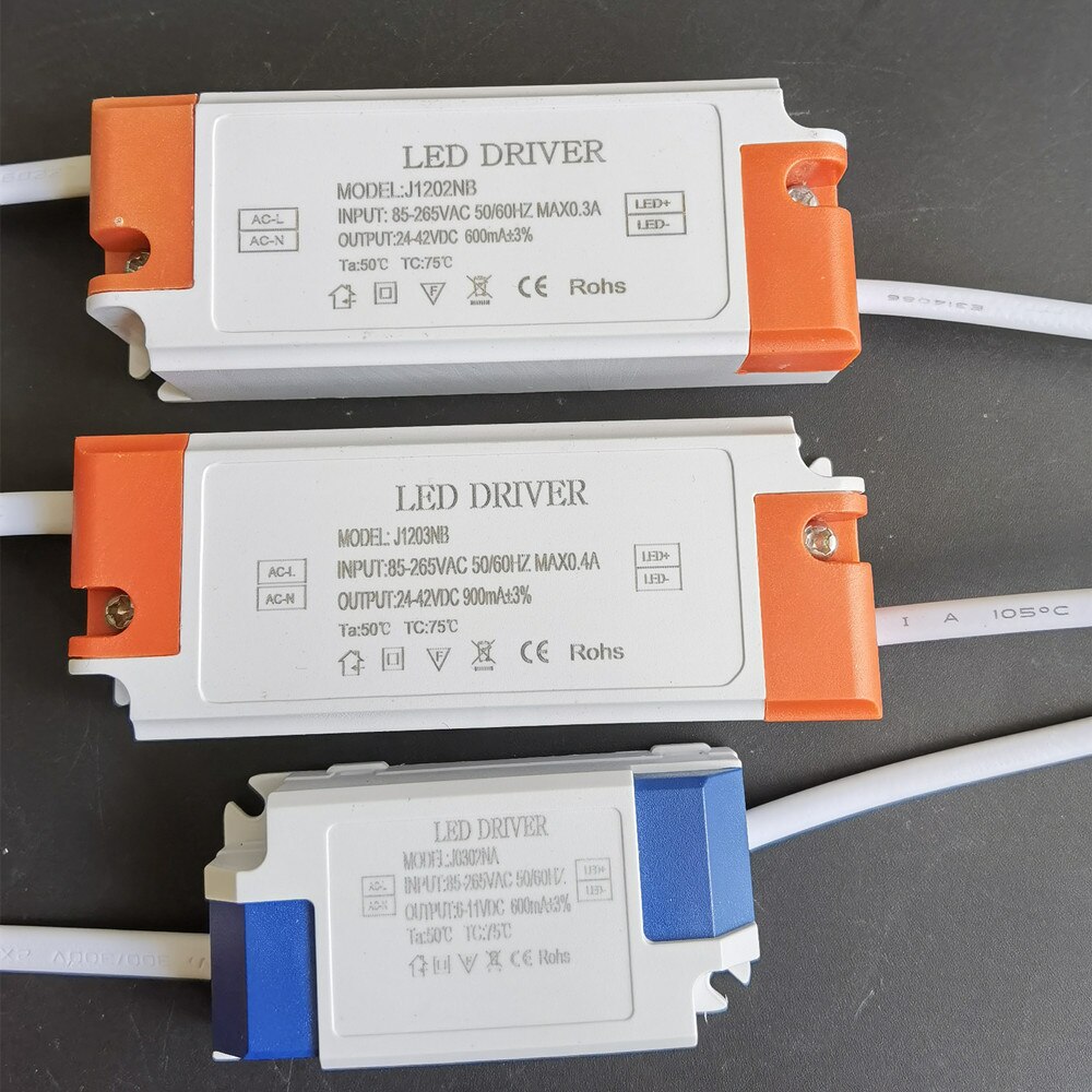 600mA 900mA Voor Led Lamp 3W 4W 7W 8W 12W 24W 36W Led driver Transformator Voeding Adapter