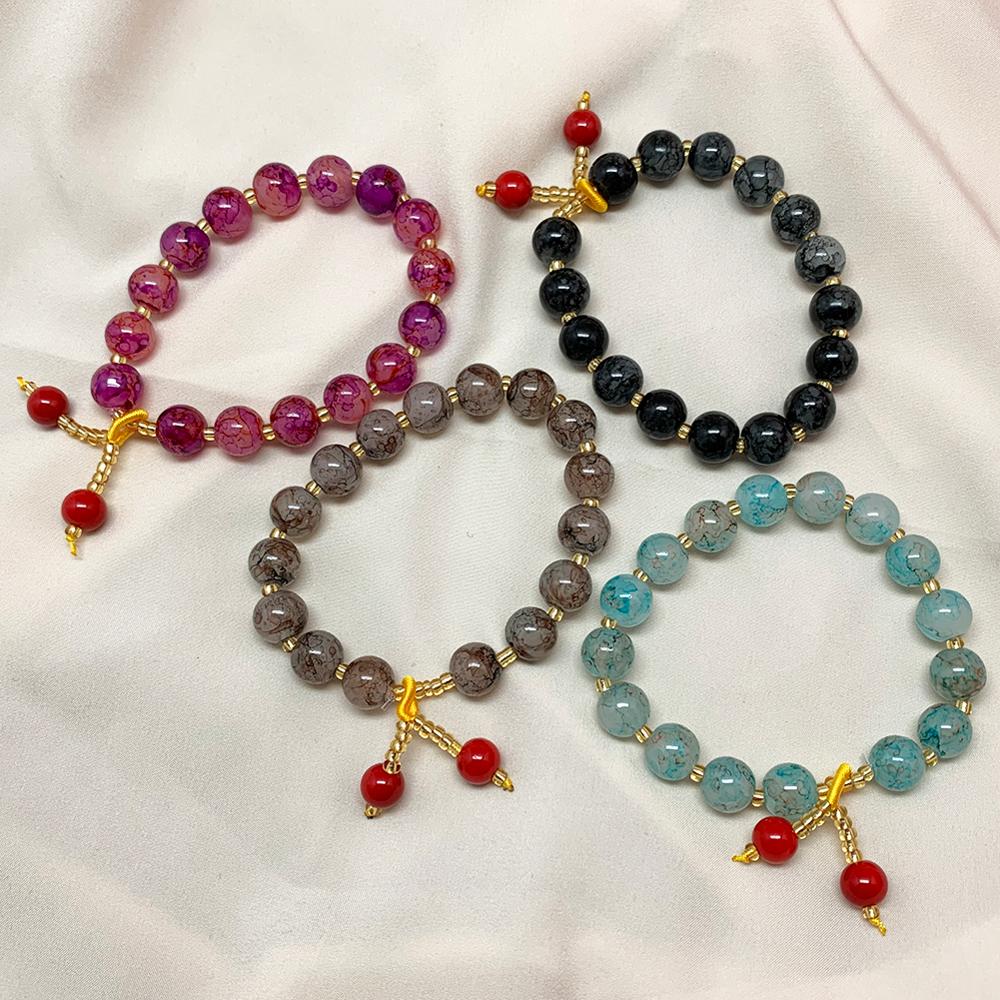 10mm Natural Stone Beaded Bracelet Multi-colored Jewelry for Women Bracelet Bangle for the Year