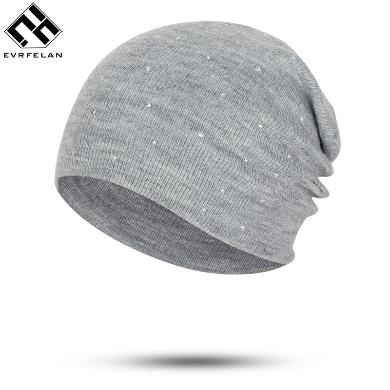 Evrfelan Vlakte Gebreide Muts Winter Cap Vrouwen Polyester Zachte Unisex Motorkap Hoed Vrouwelijke Casual Hip Hop Skullies Mutsen Mannen beanie