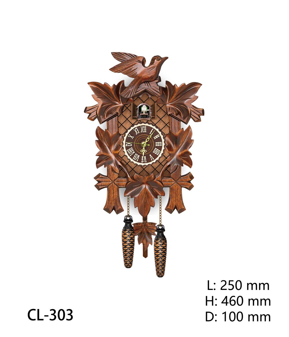 Luxury Cuckoo Wall Clock Vintage Silent Nordic Retro 3d Watches Clocks Wall Home Decor Home Living Room Decoration Ideas: CL303